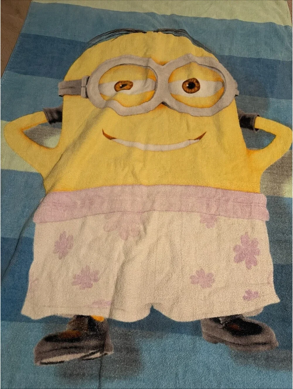 Universal Studios Despicable Me Minions Bath Beach Towel, One Sided